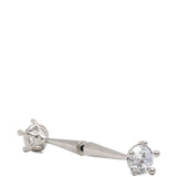 Orecchino diamant in argento Panconesi - unisex 
