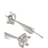 Orecchino diamant in argento Panconesi - unisex 