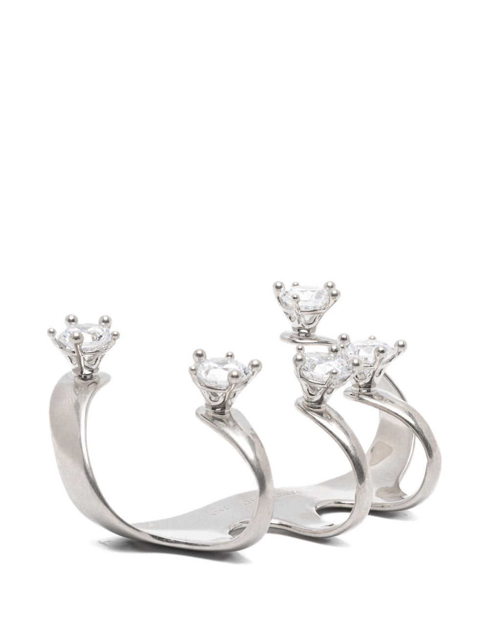 Bracciale da mano con diamanti in argento Panconesi - unisex 