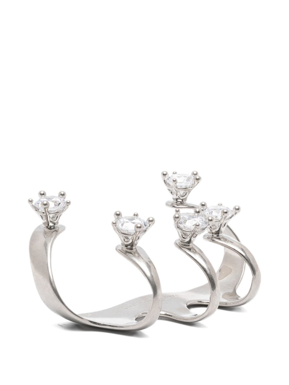Bracciale da mano con diamanti in argento Panconesi - unisex 