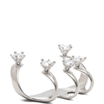 Bracciale da mano con diamanti in argento Panconesi - unisex 