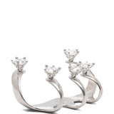 Bracciale da mano con diamanti in argento Panconesi - unisex 
