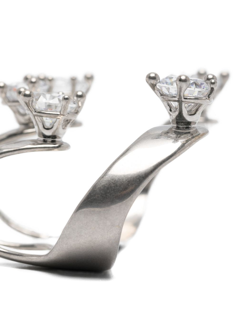 Bracciale da mano con diamanti in argento Panconesi - unisex 