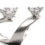 Bracciale da mano con diamanti in argento Panconesi - unisex 