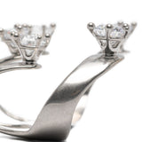Bracciale da mano con diamanti in argento Panconesi - unisex 