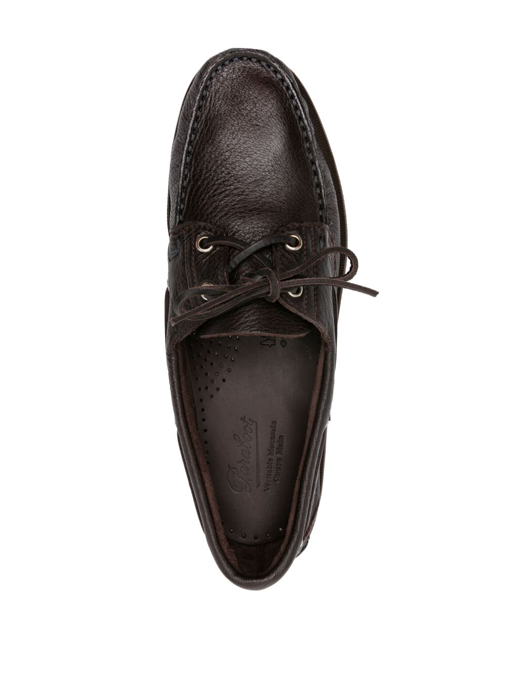 Mocassini con lacci in marrone Paraboot - uomo 