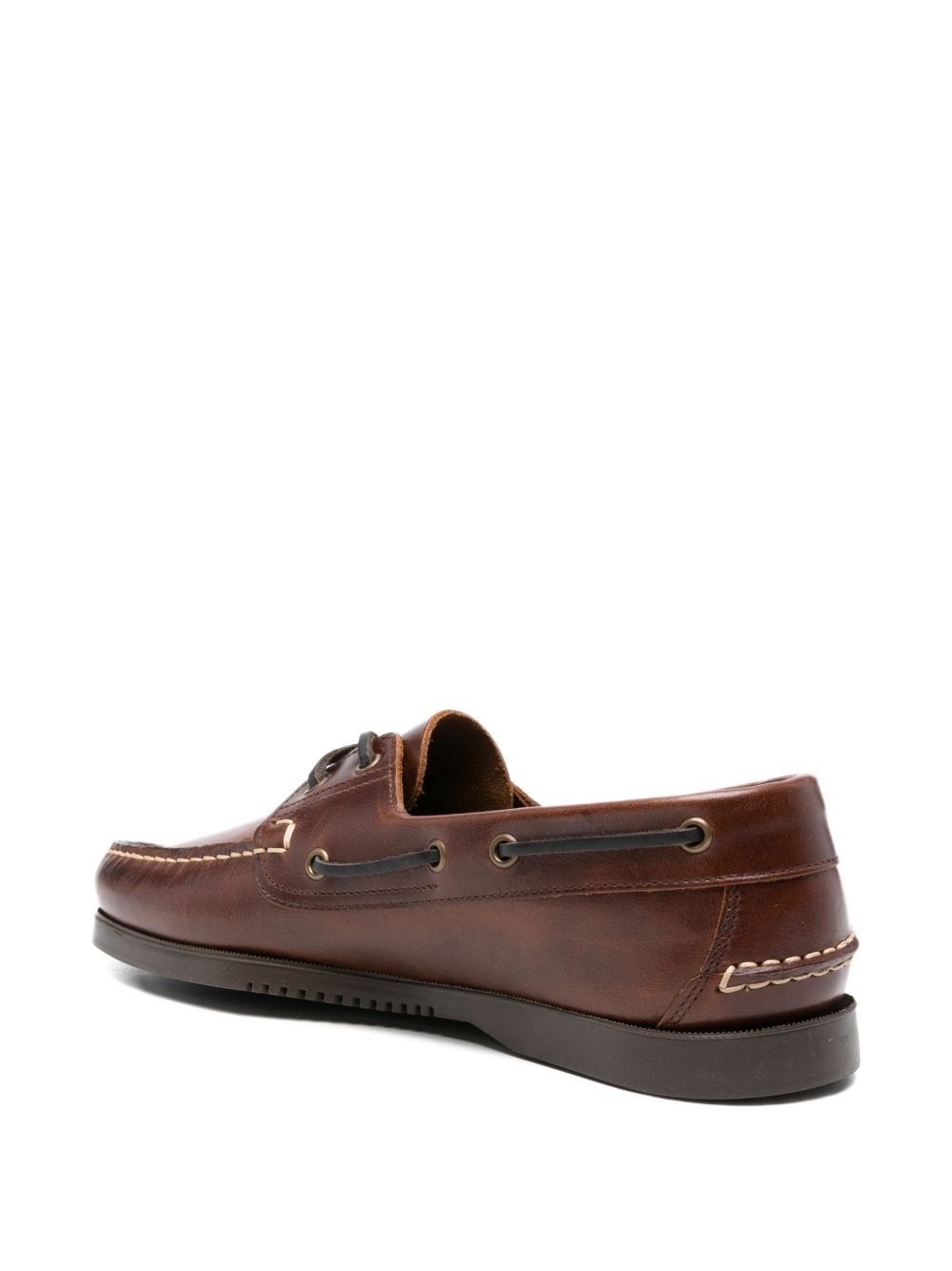 Mocassini in pelle in marrone Paraboot - uomo 