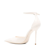 Decollete con cinturino lidia in bianco Paris texas - donna 