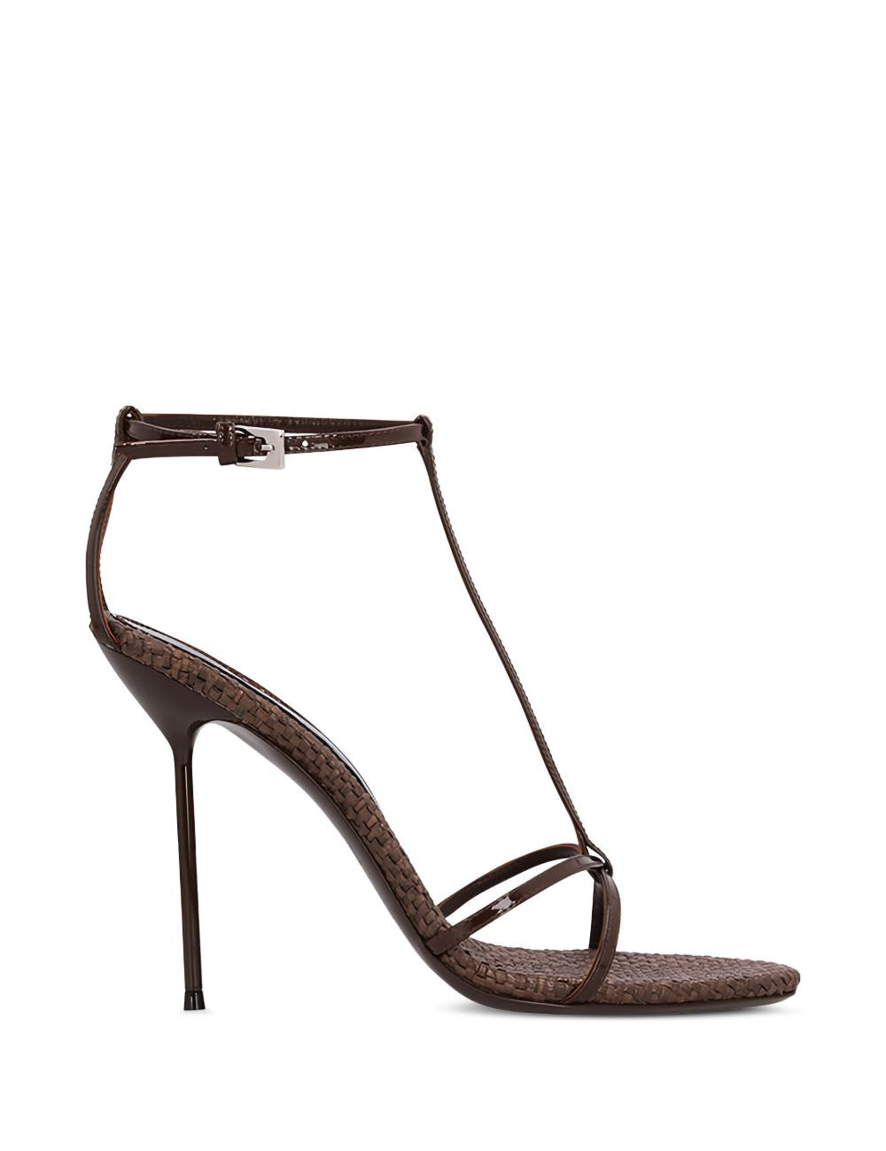 Sandali lidia con design intrecciato in marrone Paris texas - donna 