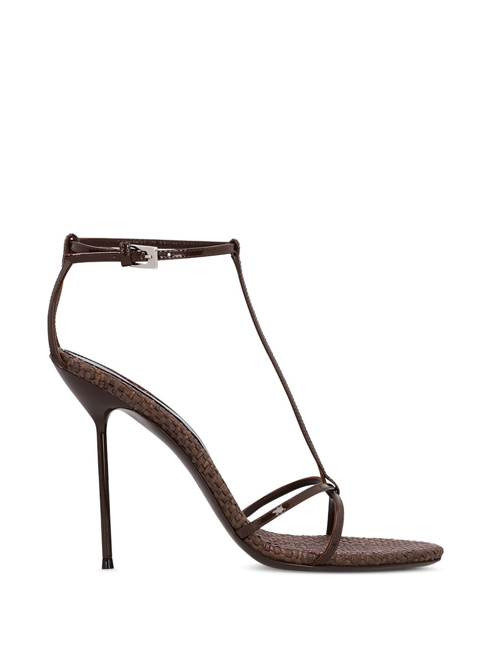 Sandali lidia con design intrecciato in marrone Paris texas - donna 