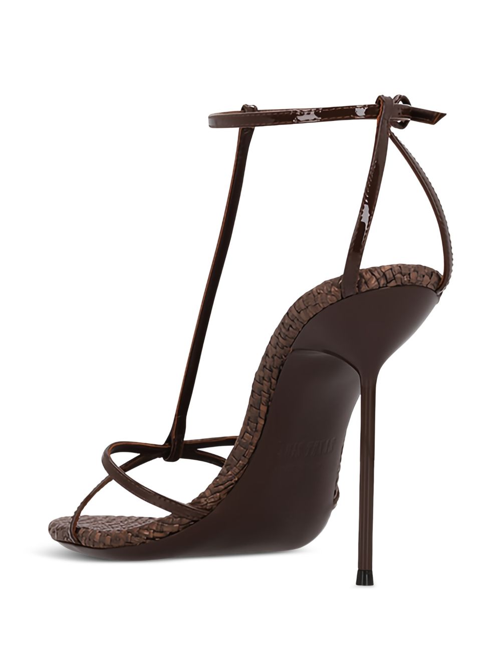 Sandali lidia con design intrecciato in marrone Paris texas - donna 
