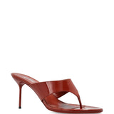 Mules Lidia in pelle verniciata in rosso Paris texas - donna 