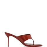 Mules Lidia in pelle verniciata in rosso Paris texas - donna 
