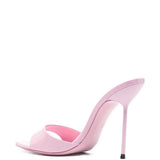 Mules Lidia 105mm in rosa Paris texas - donna 