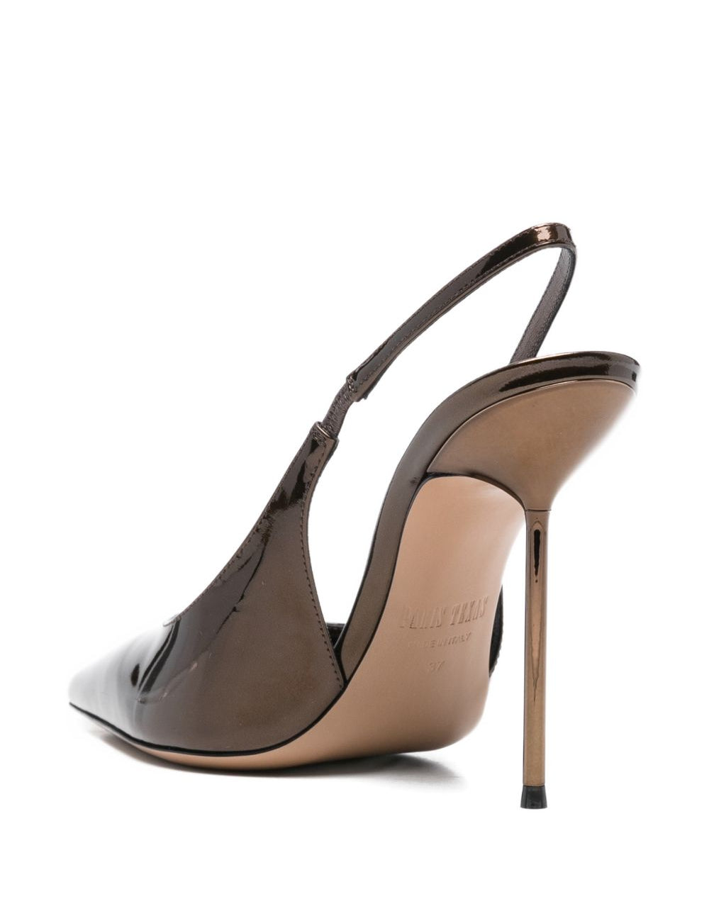 Decollete Lidia con cinturino in marrone 