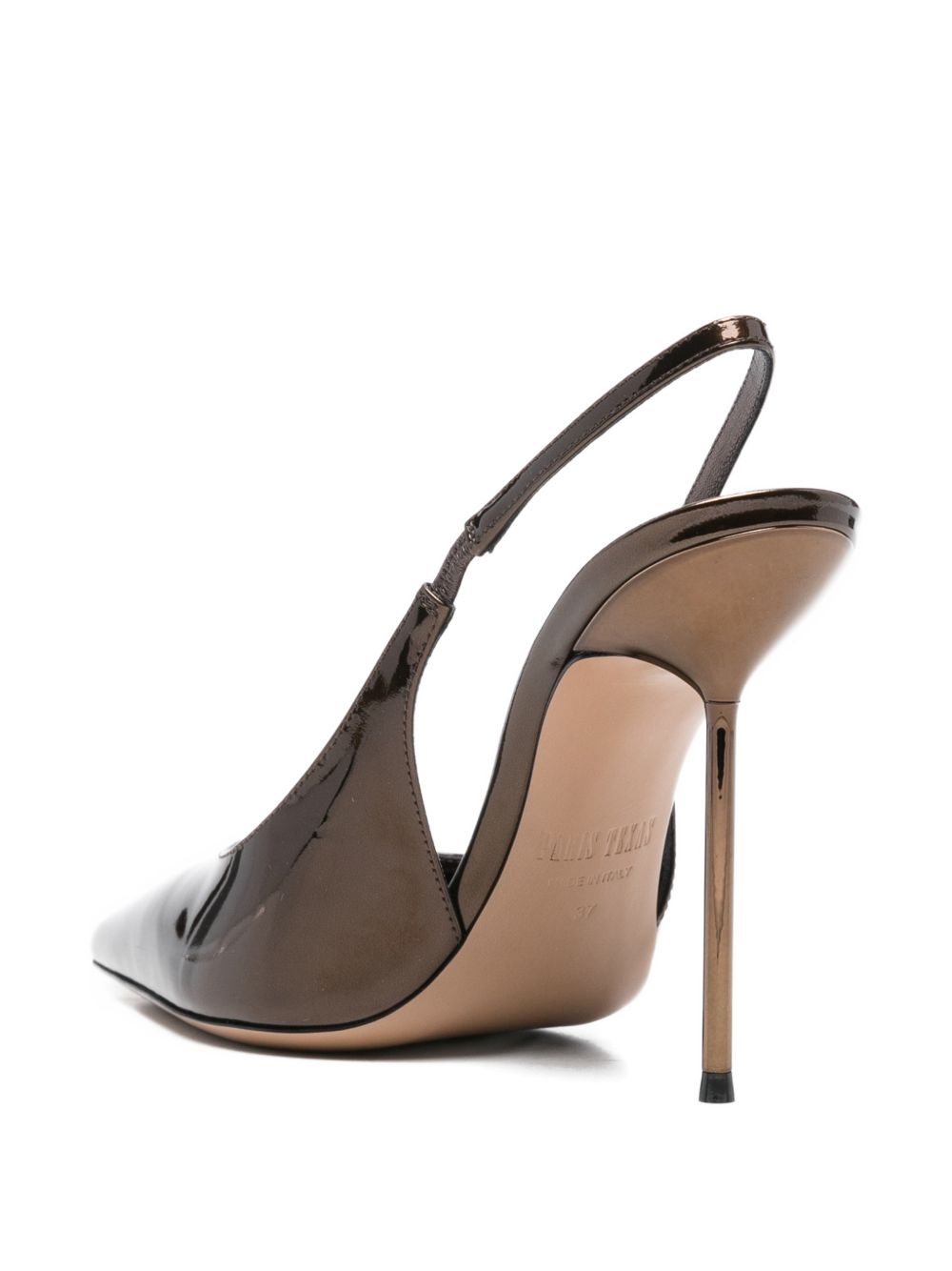 Decollete Lidia con cinturino in marrone 