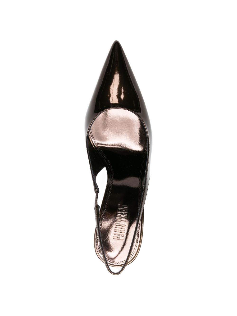 Decollete Lidia con cinturino in marrone 