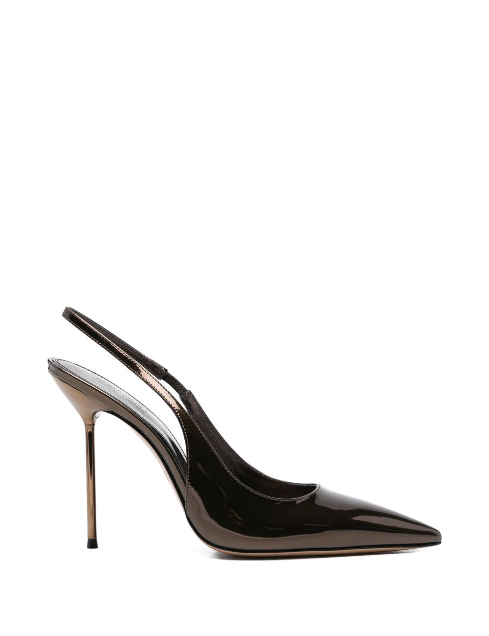 Decollete Lidia con cinturino in marrone 