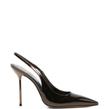 Decollete Lidia con cinturino in marrone 