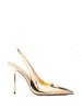 Lidia Decollete with gold strap