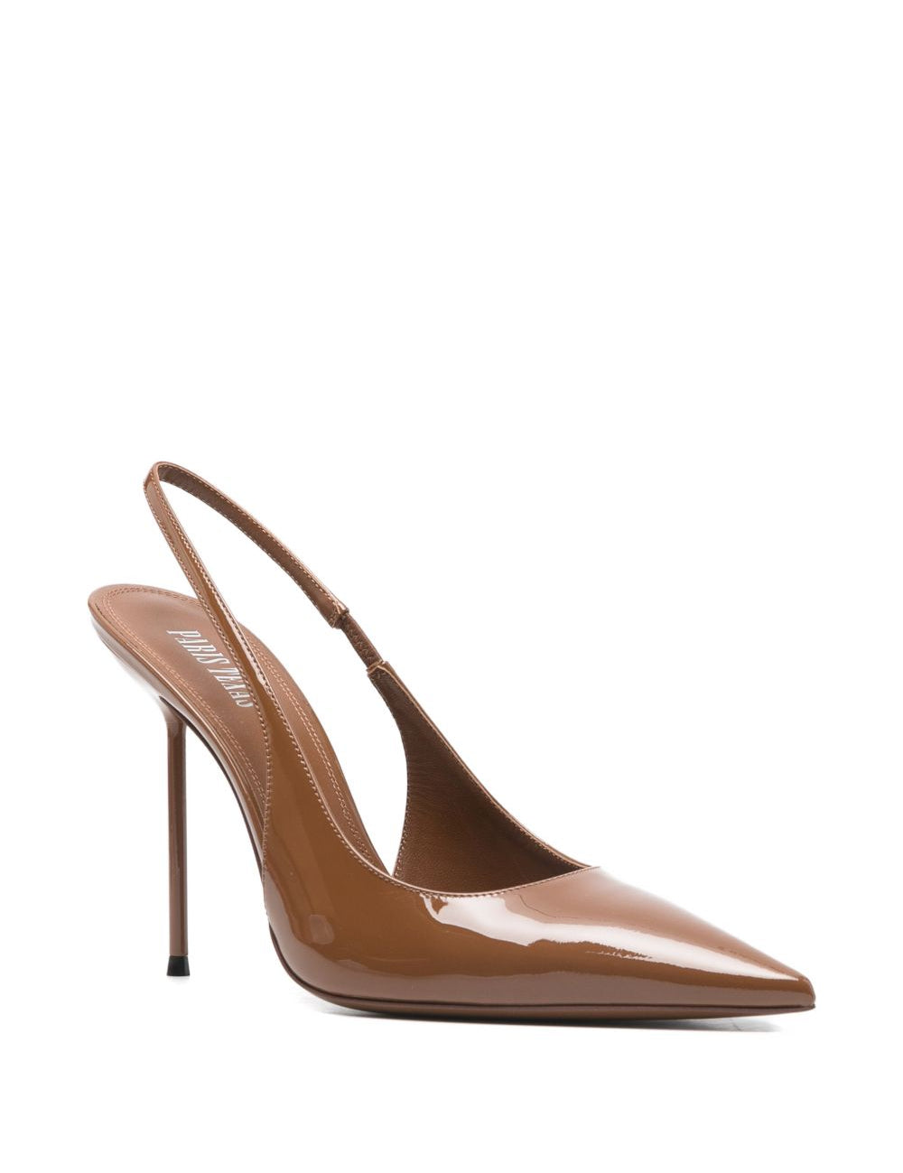 Decollete Lidia con cinturino in marrone 