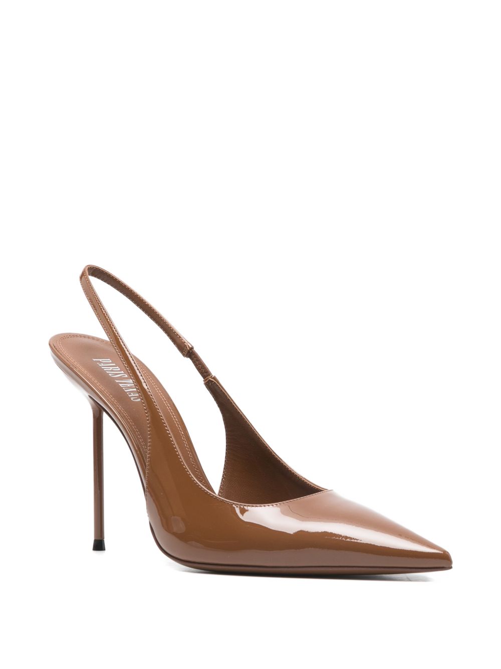 Decollete Lidia con cinturino in marrone 