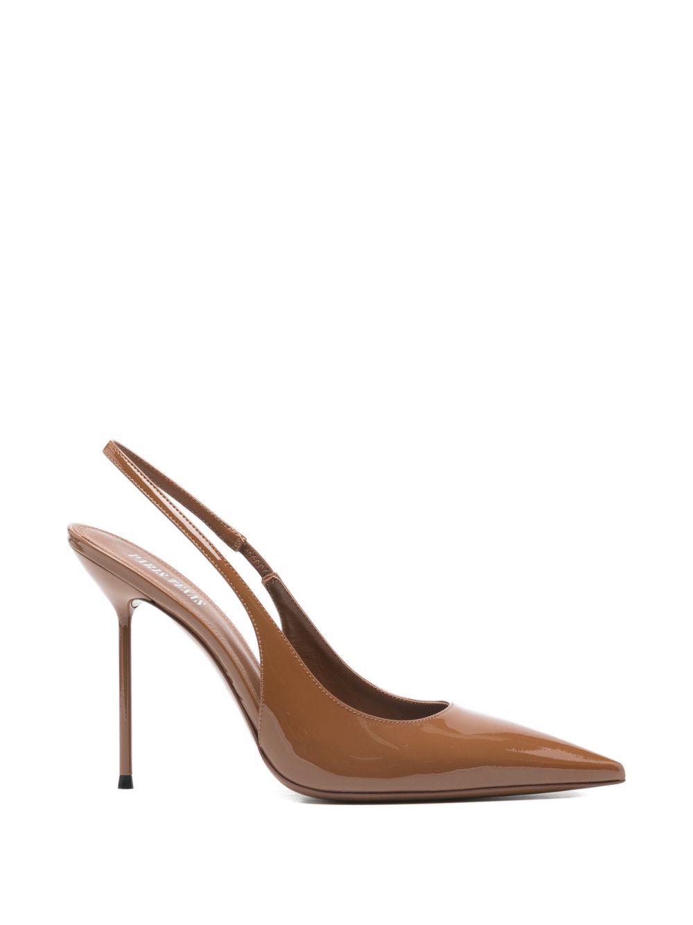 Decollete Lidia con cinturino in marrone 