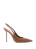 Decollete Lidia con cinturino in marrone