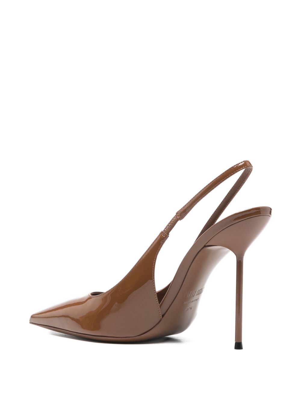 Decollete Lidia con cinturino in marrone 