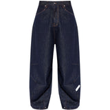 Jeans ricamati in blu Pdf - uomo 