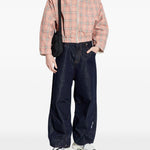 Jeans ricamati in blu Pdf - uomo 