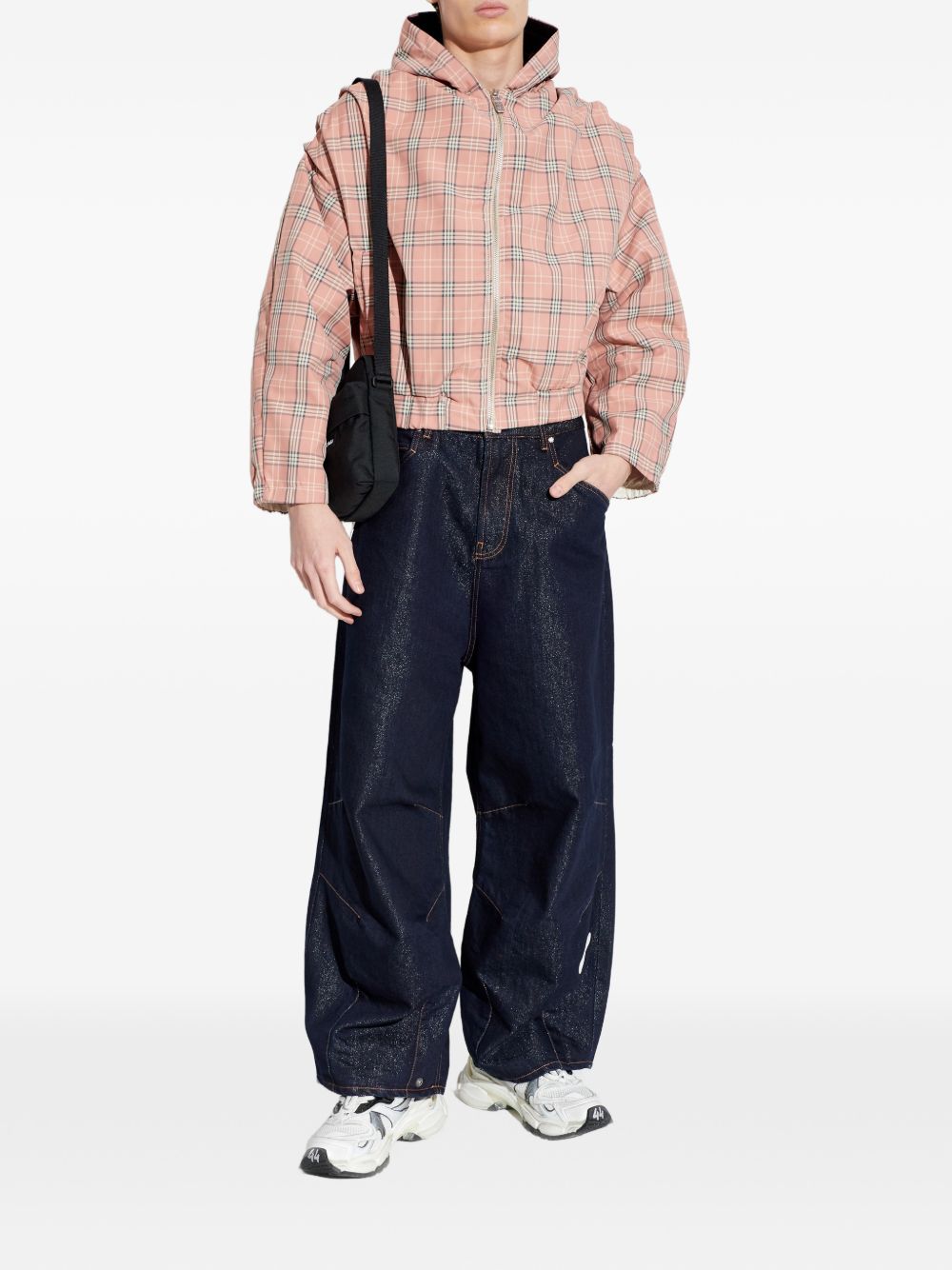 Jeans ricamati in blu Pdf - uomo 
