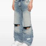 Jeans strappati in blu Pdf - uomo 