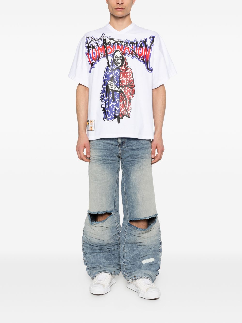 Jeans strappati in blu Pdf - uomo 