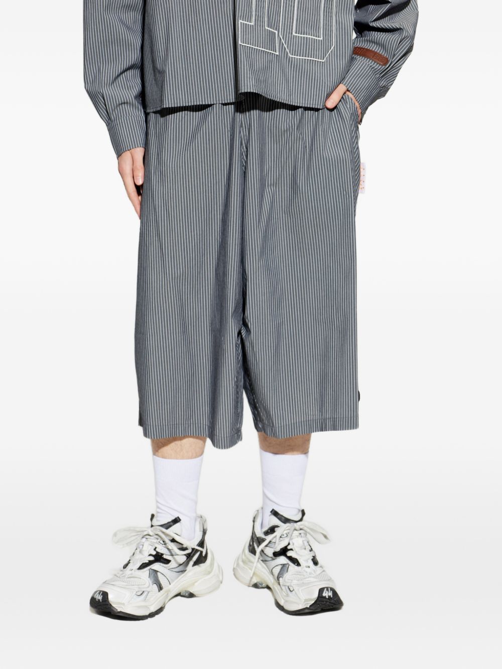 Pantaloni a righe in nero Pdf - uomo 