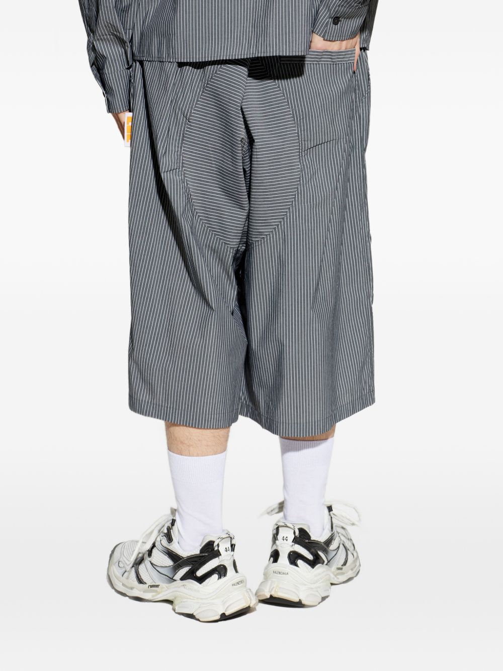 Pantaloni a righe in nero Pdf - uomo 