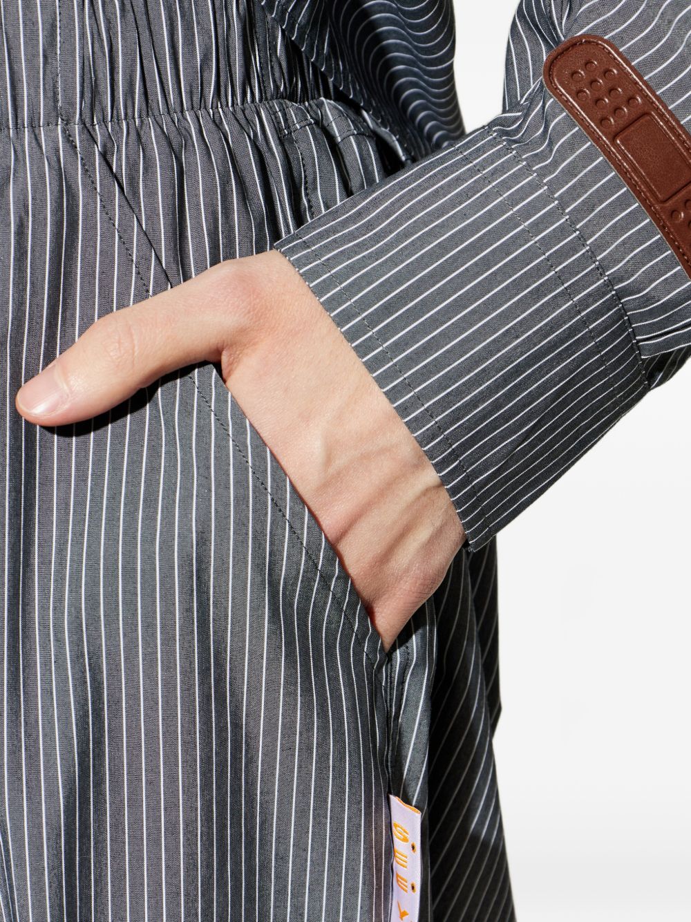 Pantaloni a righe in nero Pdf - uomo 