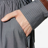 Pantaloni a righe in nero Pdf - uomo 