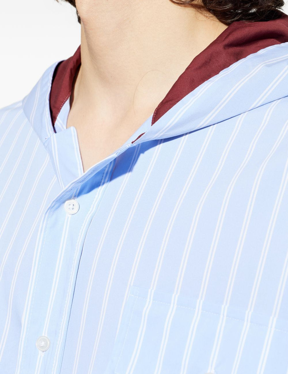 Camicia a righe in azzurro Pdf - uomo 