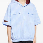 Camicia a righe in azzurro Pdf - uomo 