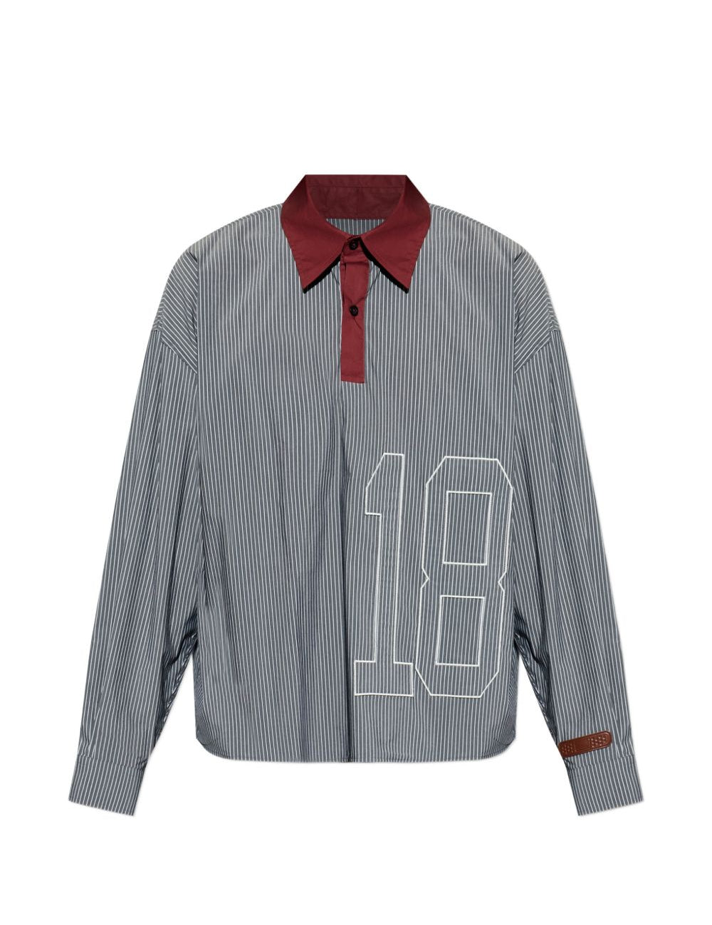Polo con stampa in grigio e bianco Pdf - uomo 