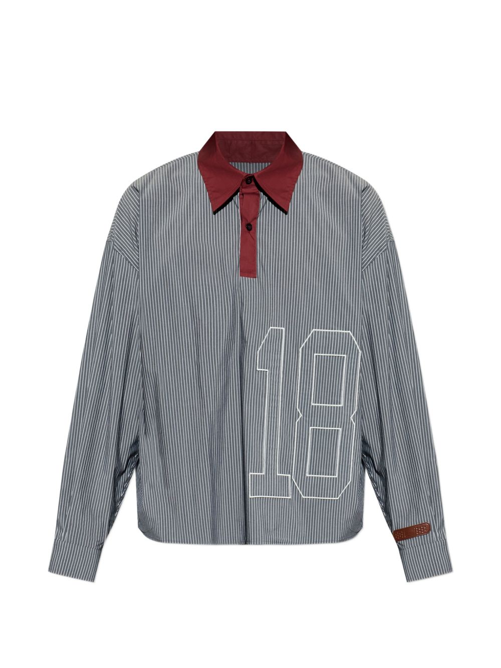 Polo con stampa in grigio e bianco Pdf - uomo 