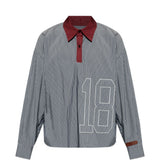Polo con stampa in grigio e bianco Pdf - uomo 