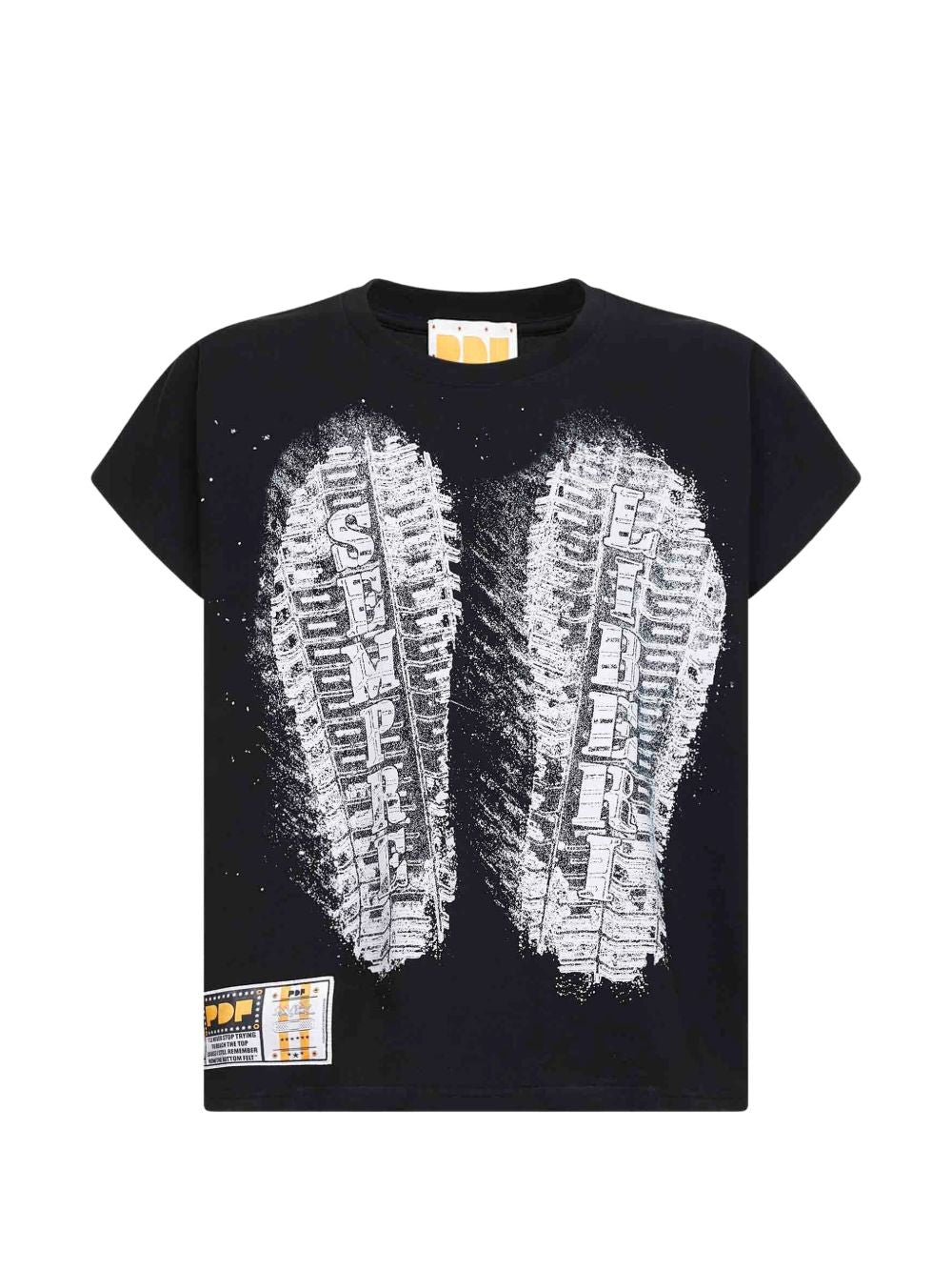 T-shirt Barti Sempre Liberi in nero Pdf - uomo 