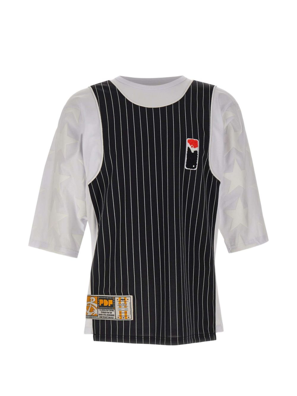 T-shirt con design a pannelli multicolore Pdf - uomo 