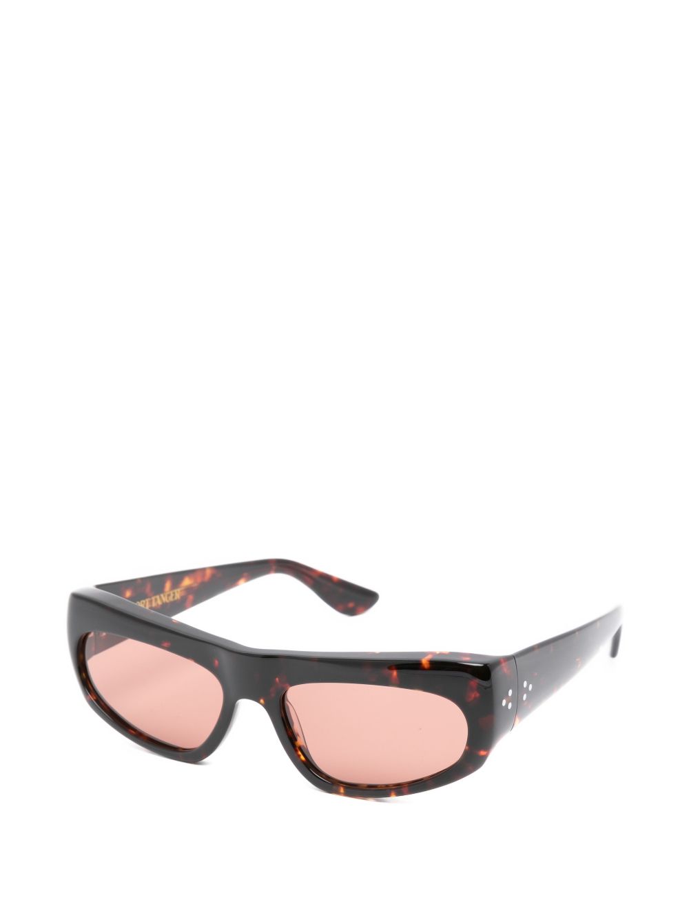 Occhiali da sole geometrici elin in marrone Port tanger - unisex 