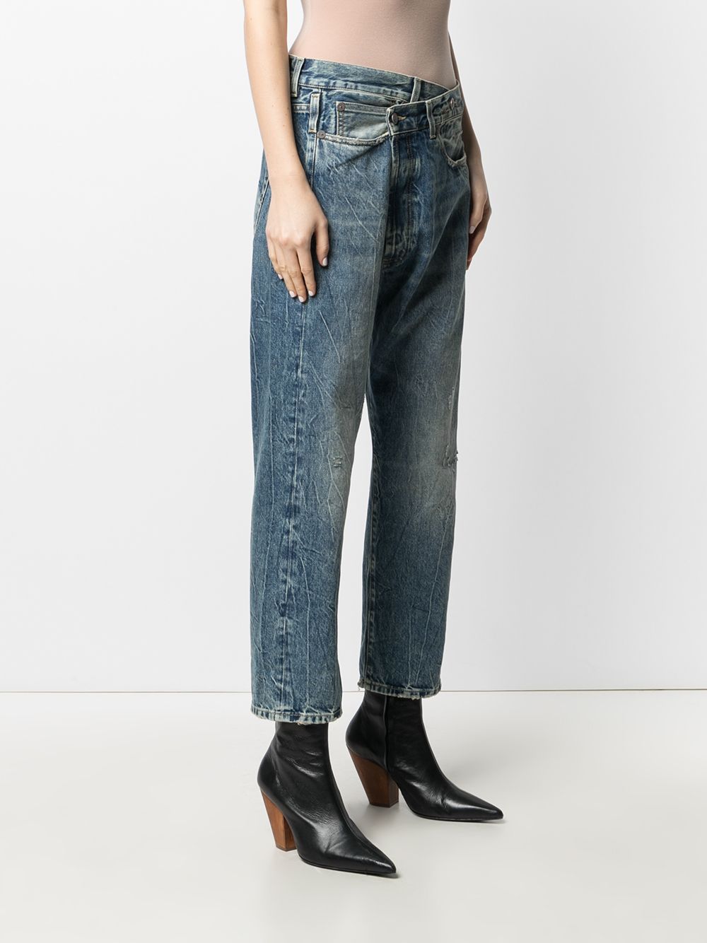 Jeans a vita alta in blu R13 - donna 