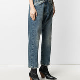 Jeans a vita alta in blu R13 - donna 