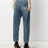 Jeans a vita alta in blu R13 - donna 