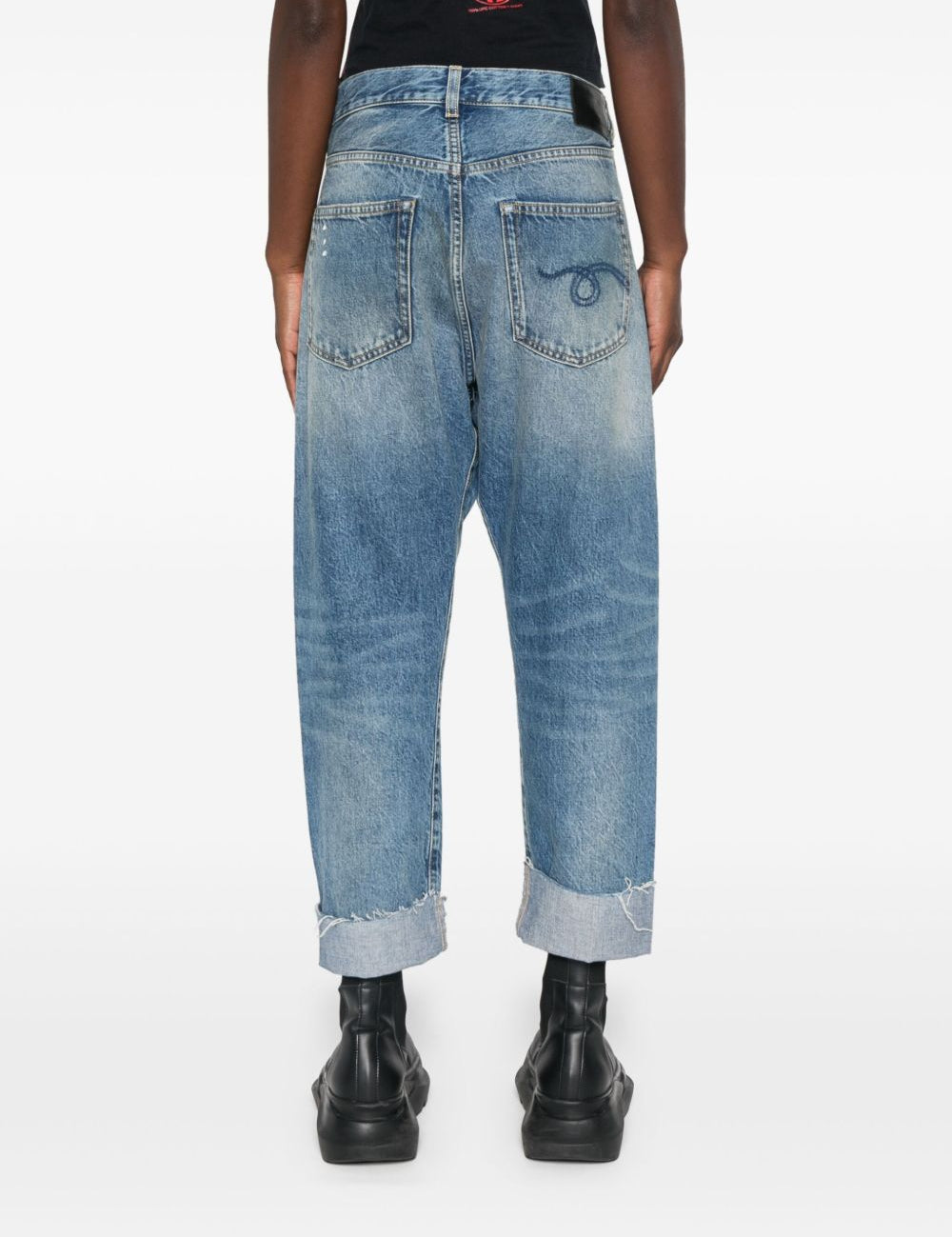 Jeans Crossover in blu R13 - donna 